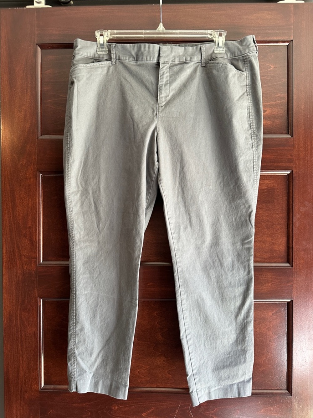 Women's Old Navy Pixie Gray Straight-Leg Pants